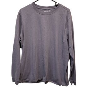 Carhartt Long Sleeve Loose Fit Gray Men's XL